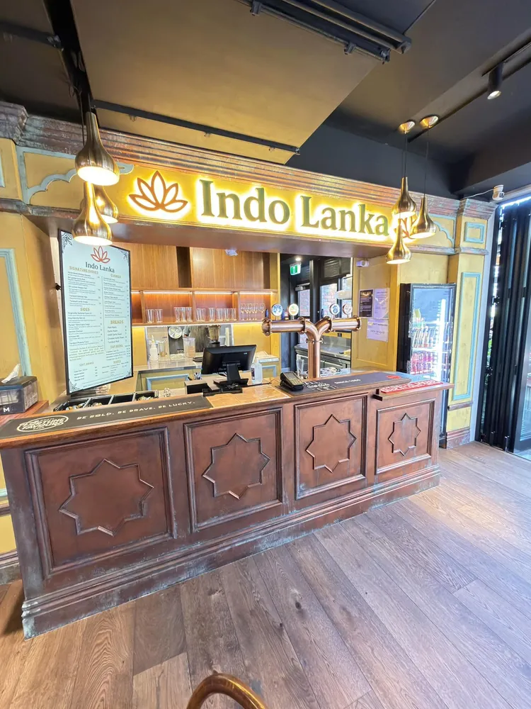 The Indo Lanka counter during the day